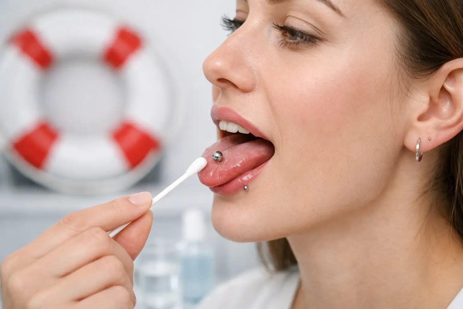How to Clean Oral Piercings Safely